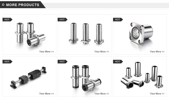 20 mm rodante de brida lineal para el eje corredero anticorrosivo