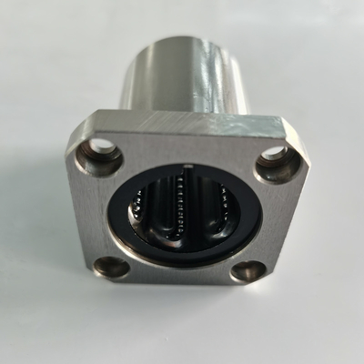 Gcr15 rodamiento lineal de acero de movimiento suave con brida para automatización