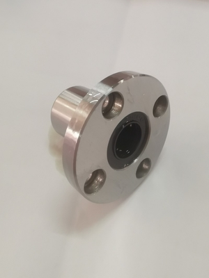 Gcr15 rodamiento lineal de acero de movimiento suave con brida para automatización