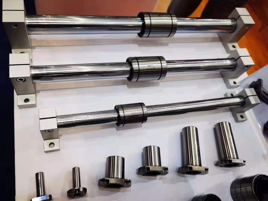 Rodamientos de guía de movimiento lineal de la serie LMES de tipo brida lisa de 16 mm para grabadores